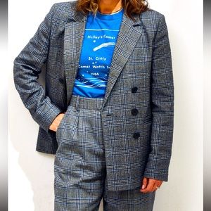 & Other Stories Houndstooth Suit size 6